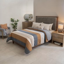 Vianney-Talpa-Reversible-Comforter-_E2_80_93-King-Size-Striped-Brown-Tan-Cream-Blue-Stylish-All-Season-Bedding-3